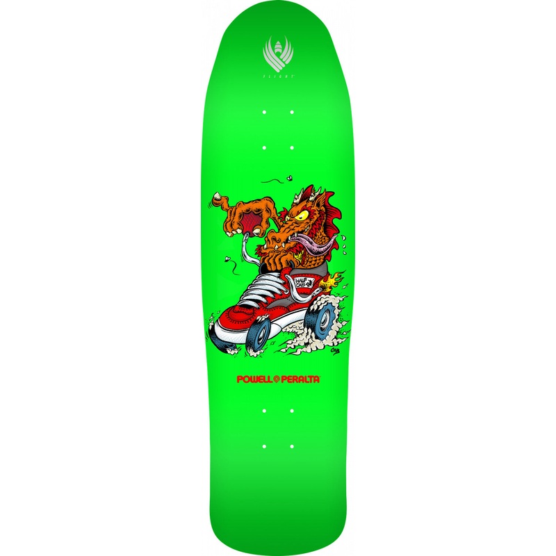 POWELL PERALTA FLIGHT DECK CABELLERO HALF CAB – LIME (9″) 9″