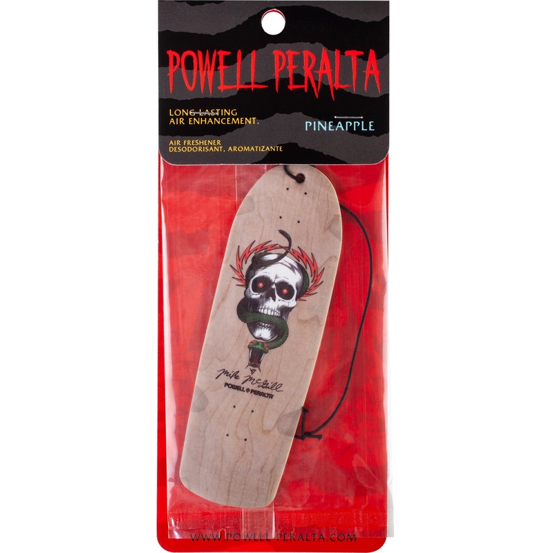 Powell Peralta OG Mike McGill Skull and Snake Air Freshener – Pineapple Scent