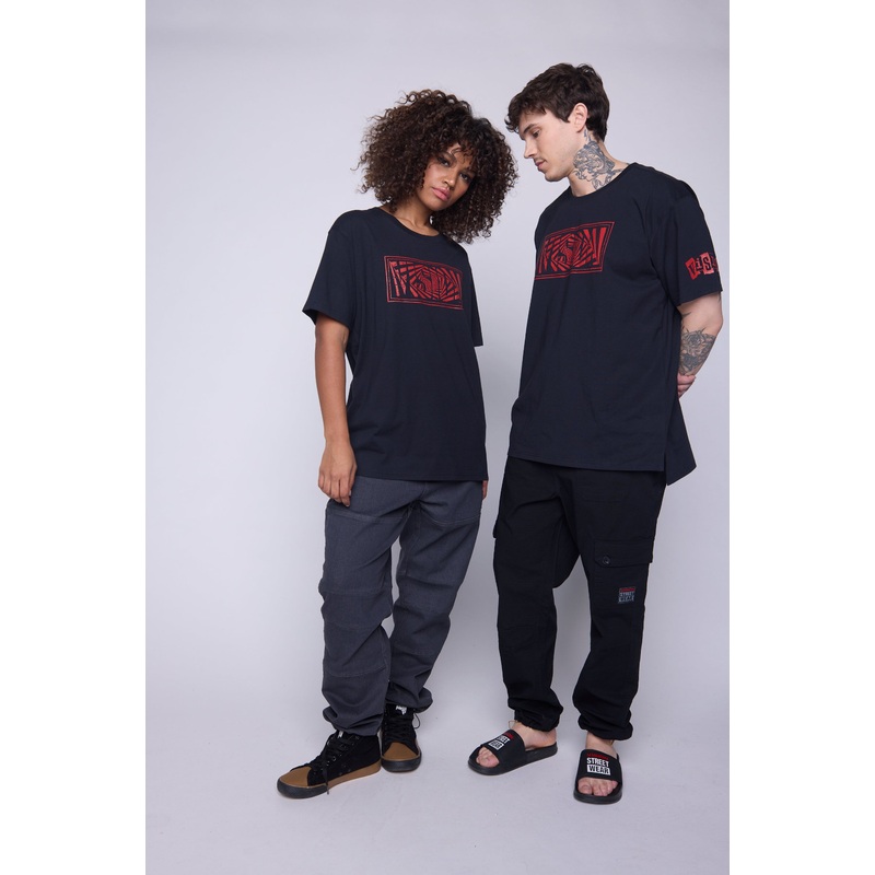 Spiral Box T-Shirt – Black S