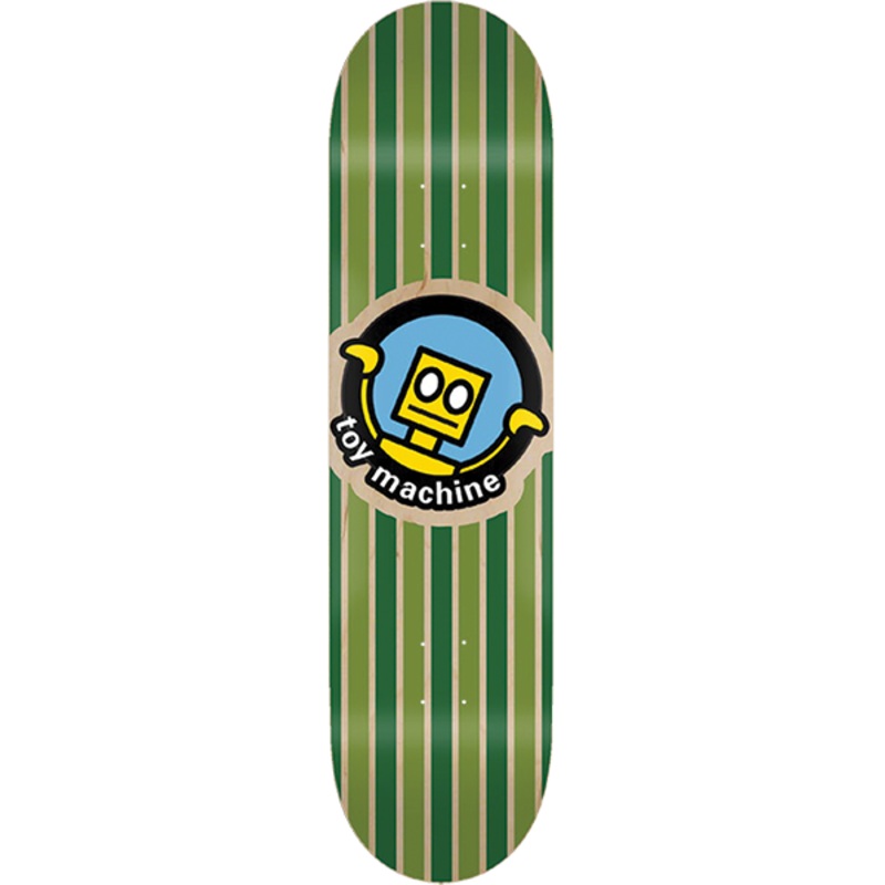 TM ROBOT STRIPES DECK 8.75″ GREEN