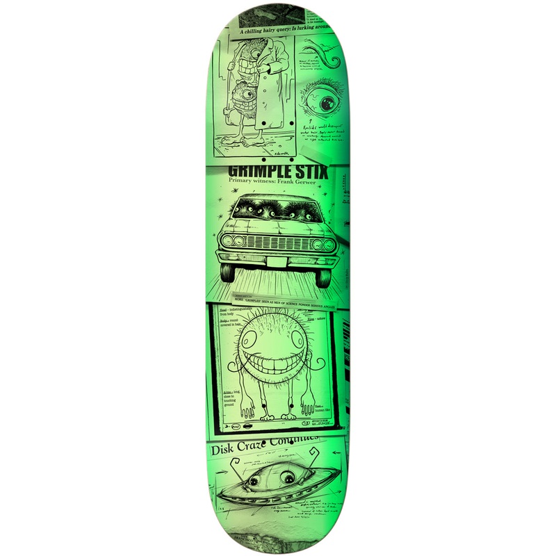 Antihero – Grimple Stix – Frank Gerwer Sightings Series 8.5 – Skateboard Deck