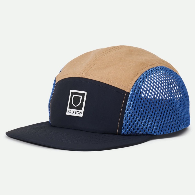 BRIXTON BETA X LP MESH CAMPER CAP – MEDAL BRONZE/TEAL/NAVY