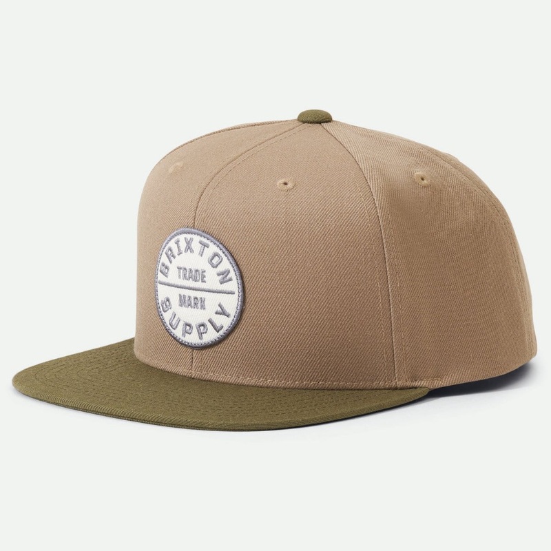 BRIXTON SNAPBACK OATH 3 – MERMAID/MILITARY OLIVE