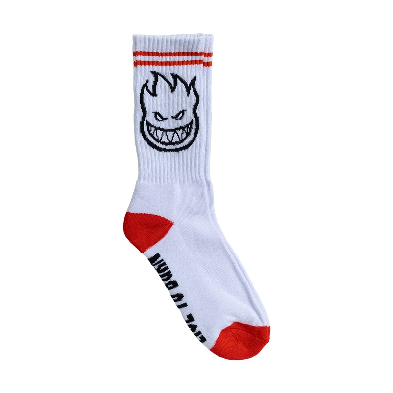 Spitfire Bighead Socks O/S White/Red/Black