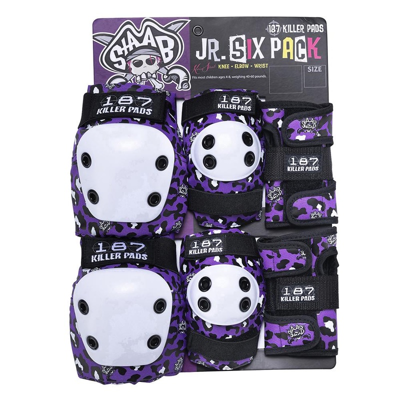187 KILLER PADS JUNIOR SIX PACK STAAB PURPLE JUNIOR