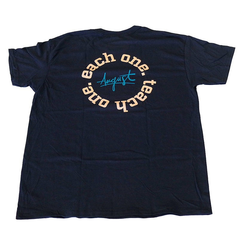 August Attire – Each One Teach One T-Shirt Navy Large