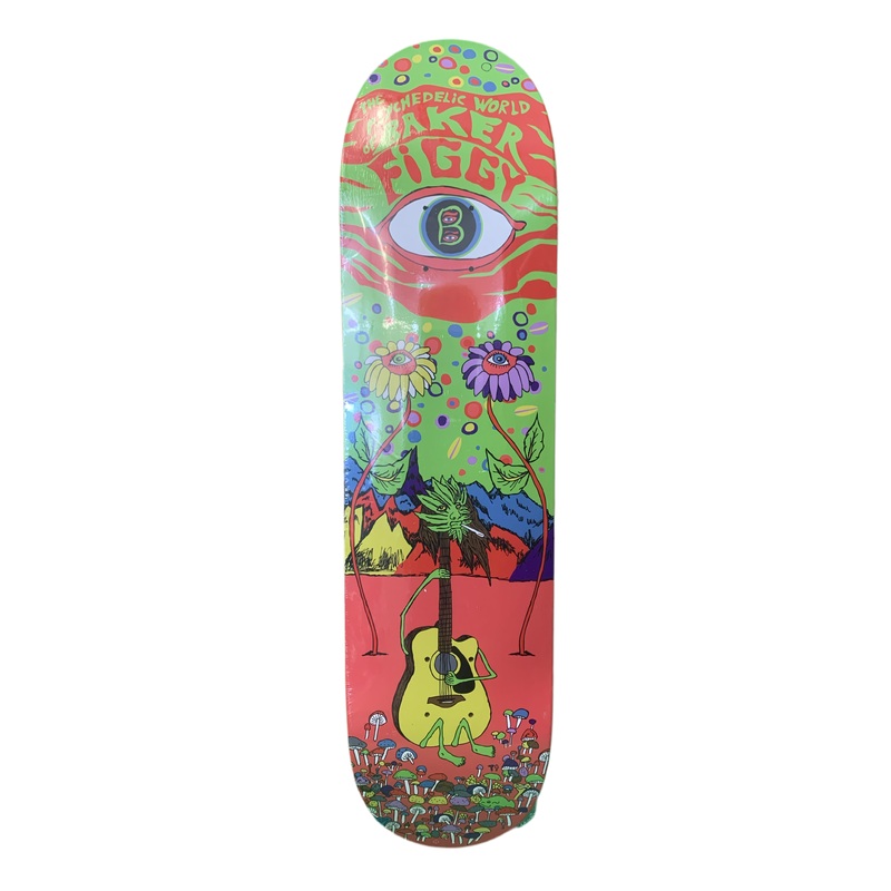Baker Justin Figgy Figueroa The Psychedelic World of Baker 8″ Classic Skateboard Deck