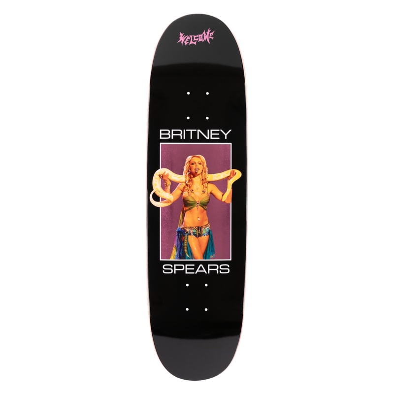 Britney Spears X Welcome – Snake on Son of Boline – Black/Pink Foil – 8.8″ 8.8
