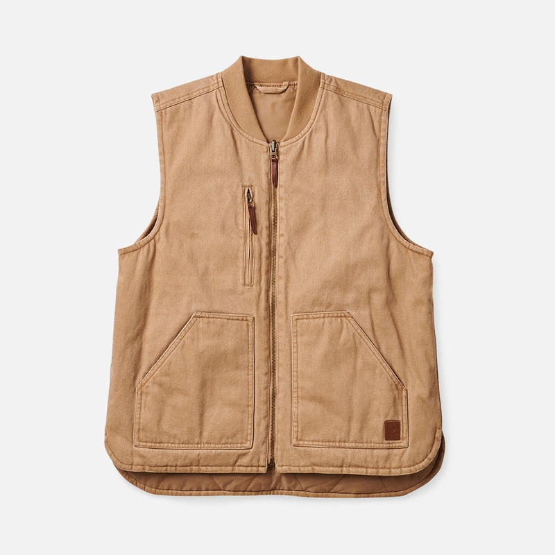 BRIXTON ABRAHAM REVERSIBLE VEST MOJAVE MEDIUM