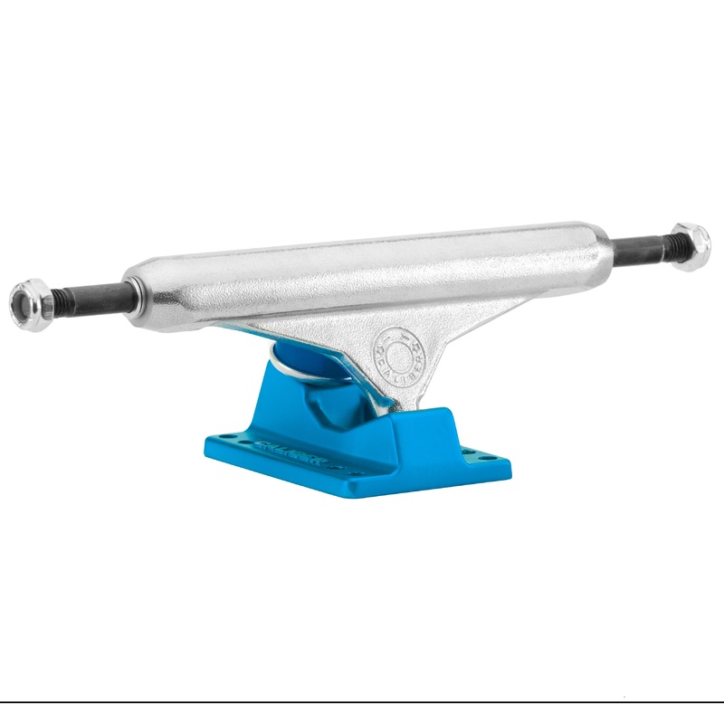 Caliber Standard 9″ Raw/Satin Blue Trucks