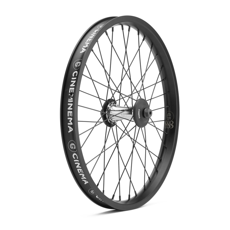 Cinema BMX 888 FX Front Wheel – Black/Polished