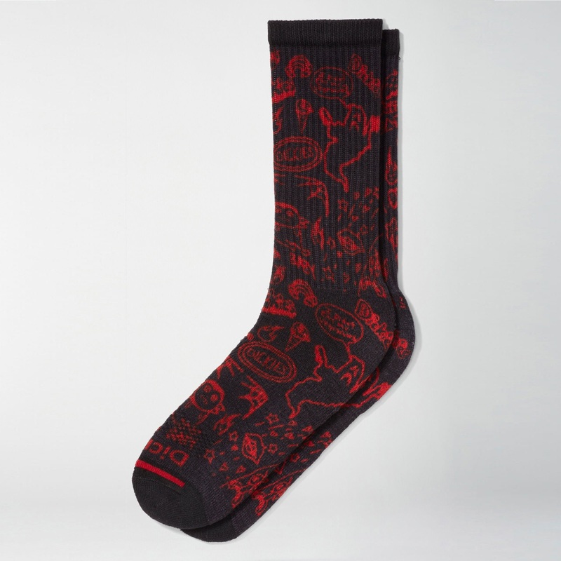 Dickies Franky Villani Flash Socks – Black