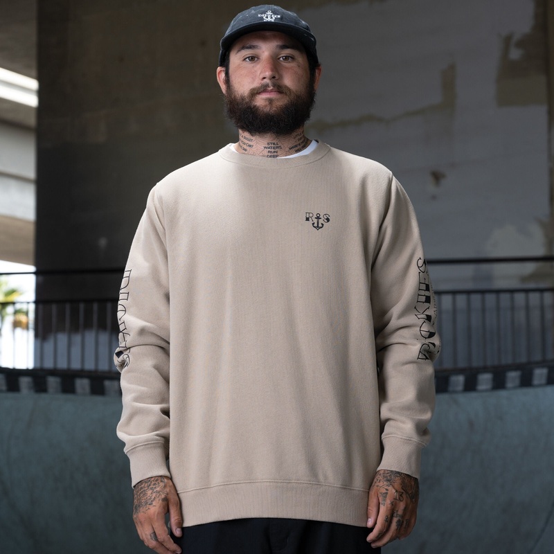 Dickies Ronnie Sandoval Relaxed Fit Sweatshirt – Desert Sand XS Tan