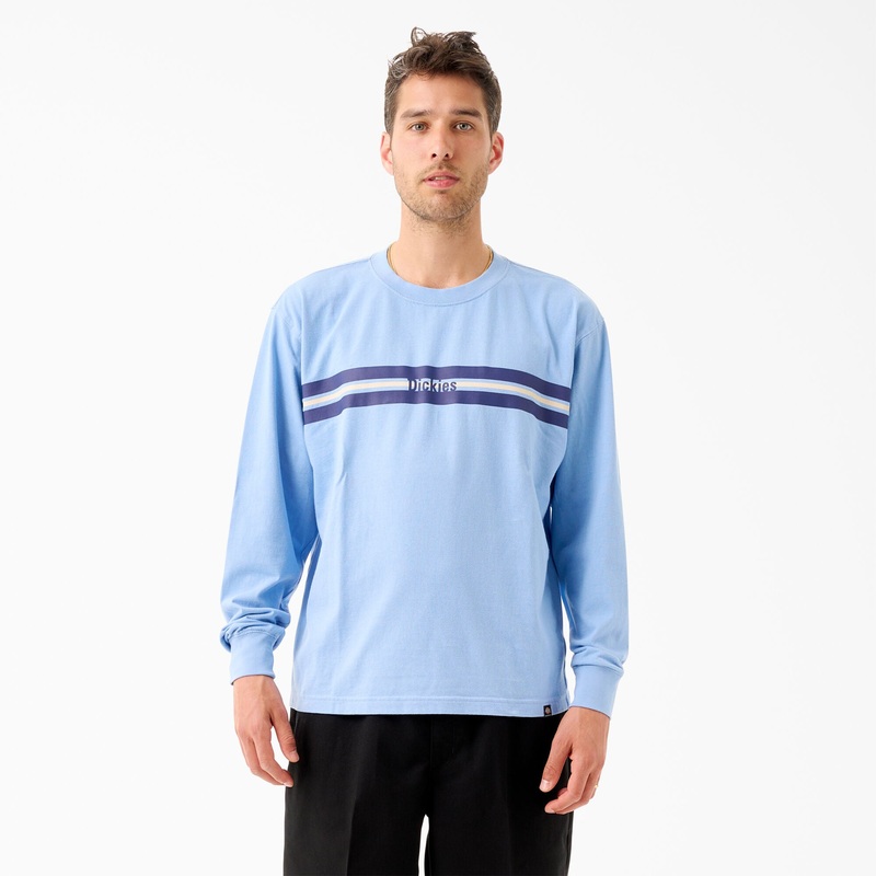 Dickies Tom Knox Long Sleeve T-Shirt – Blue S
