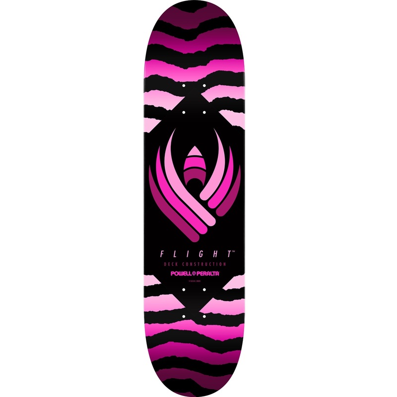 Powell Peralta Flight Safari Skateboard Deck – 8.0 Pink