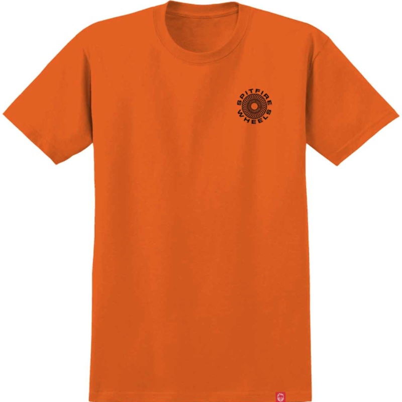 SPITFIRE CLASSIC ’87 SWIRL T-SHIRT ORANGE/BLACK SMALL