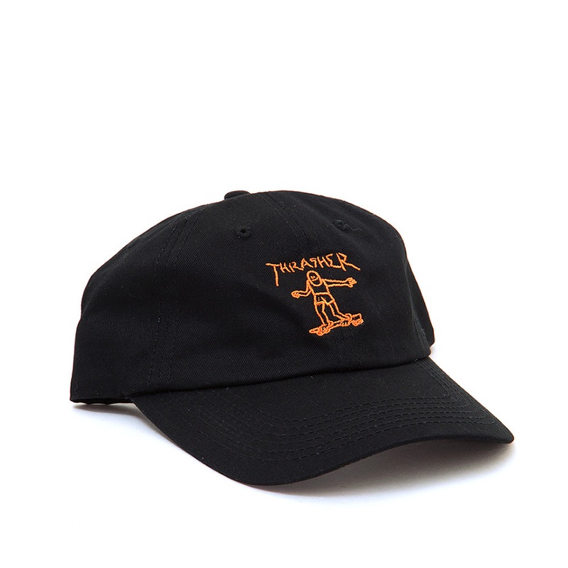 THRASHER GONZ OLD TIMER HAT BLACK/ORANGE