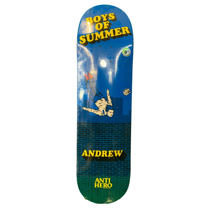 Anti Hero Andrew Allen Boys Of Summer 8.4″ Classic Skateboard Deck