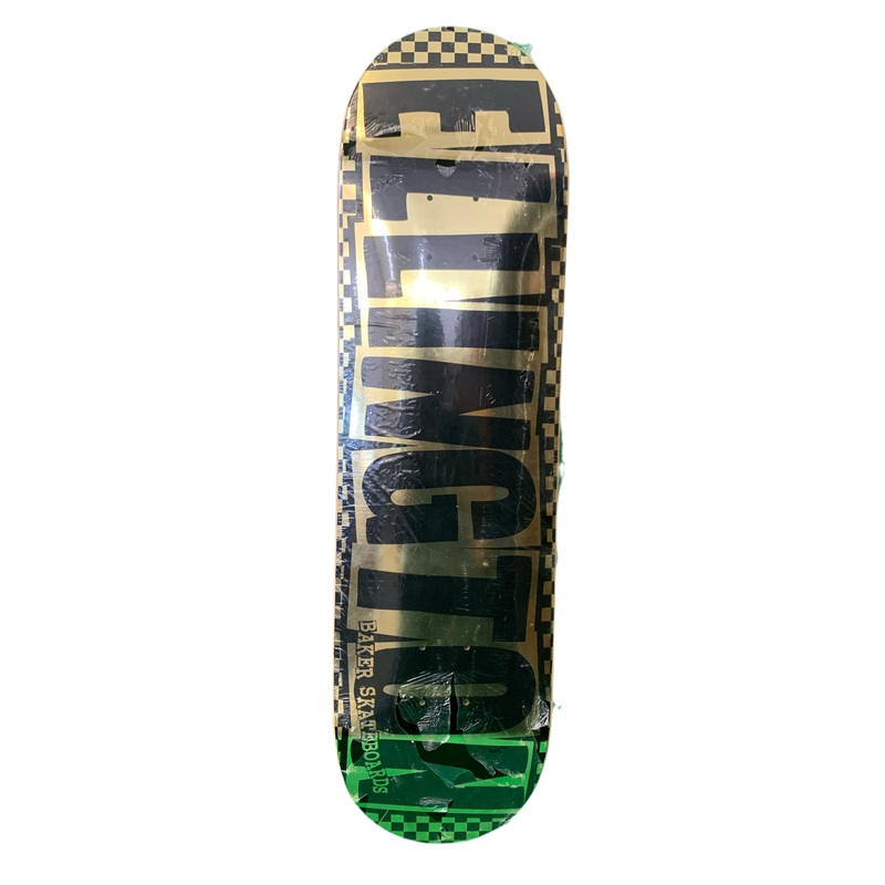 Baker Erik Ellington Checkers Gold 8.38″ Classic Skateboard Deck