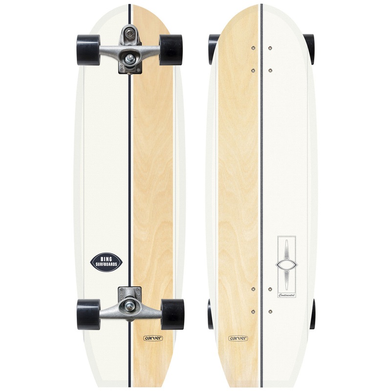 Carver x Bing Continental Surfskate Complete C7 Raw (V5) – 37″