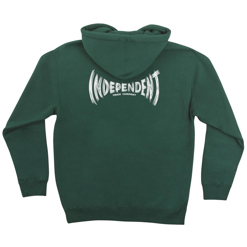 INDEPENDENT HOOD CARVED SPAN ALPINE GREEN MEDIUM