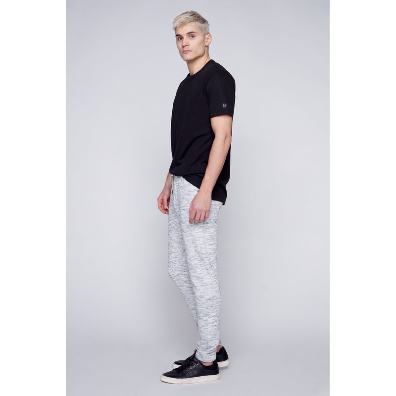 JAGGER – 5 Pocket Fleece Jogger – Heather Grey 28(XS)