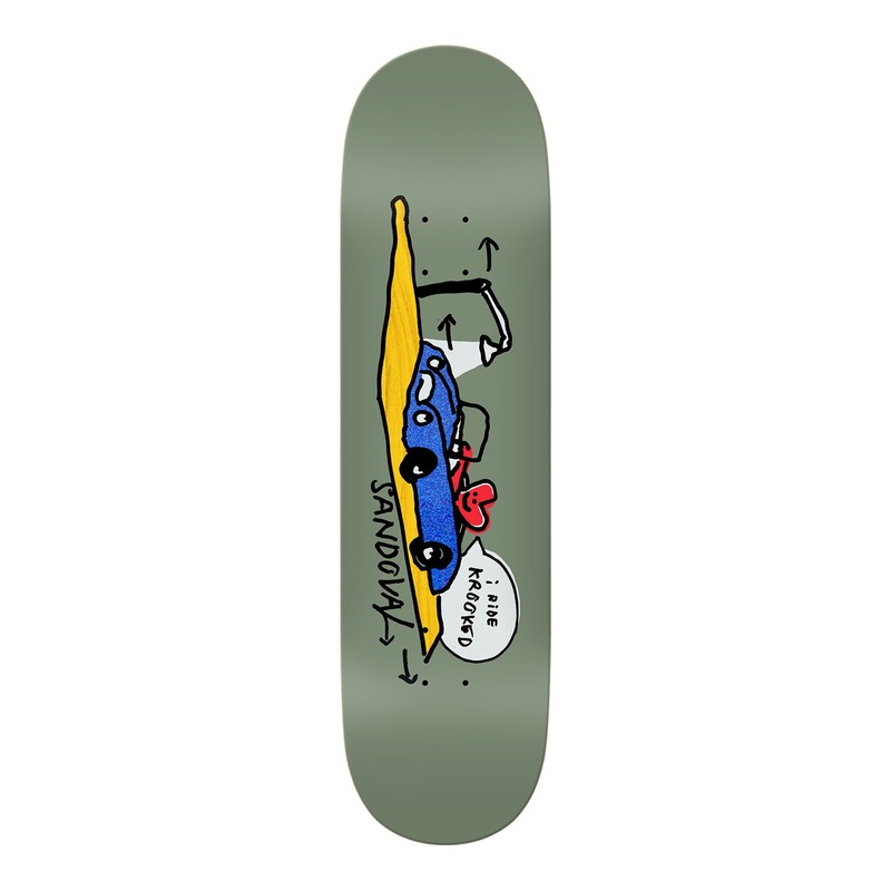 Krooked Ronnie Sandoval I Ride Deck 8.62″