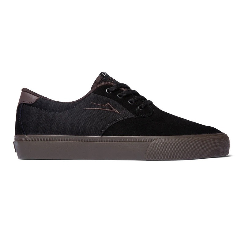 Lakai Shoes Riley 3 – Black/Gum Suede 9 Black