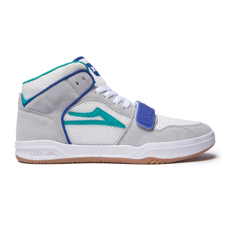 Lakai Shoes Telford Mid – White/Gum Suede 5 White