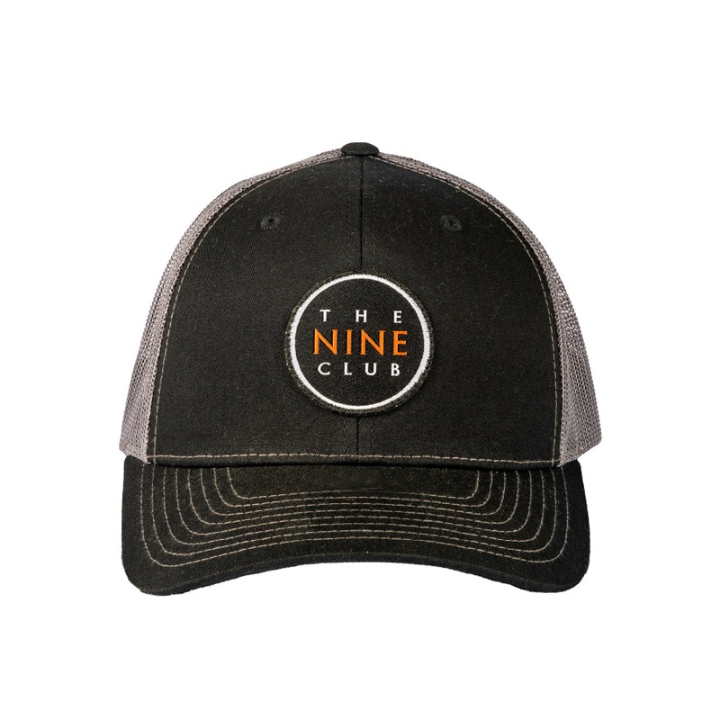 Patched Trucker Hat Black