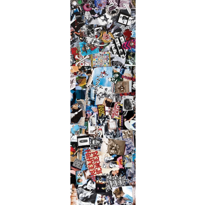 Powell Peralta Animal Chin Collage Griptape – 10.5×33 White