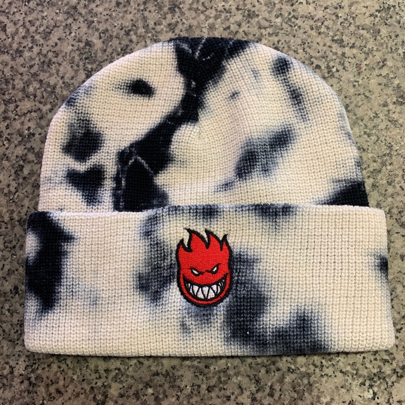 SPITFIRE BIGHEAD LTB FILL CUFF BEANIE BLACK/BLEACH WASH