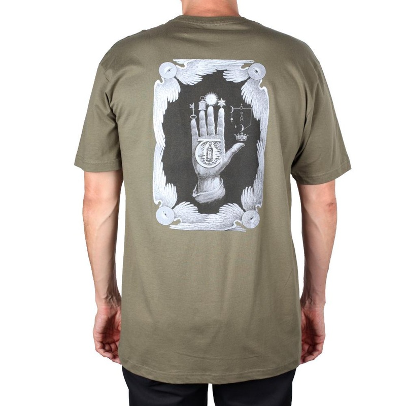 THEORIES S/S T-SHIRT – HAND OF THEORIES GREEN MED