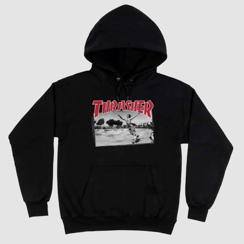 THRASHER JAKE DISH HOODIE BLACK MED