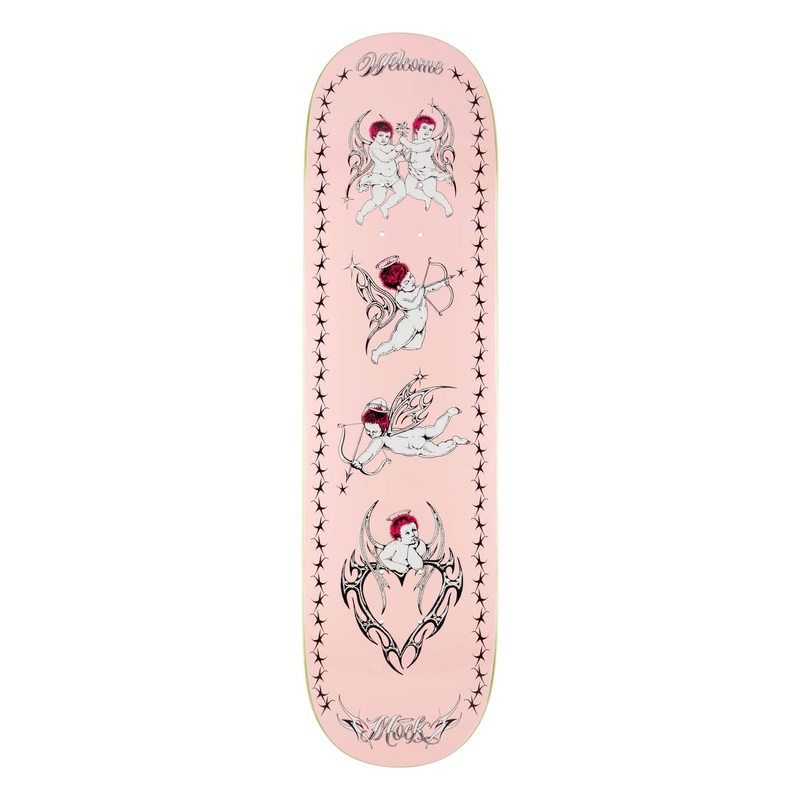 WELCOME DECK CHERUBS EVAN MOCK LIGHT PINK (8.38″) 8.38″
