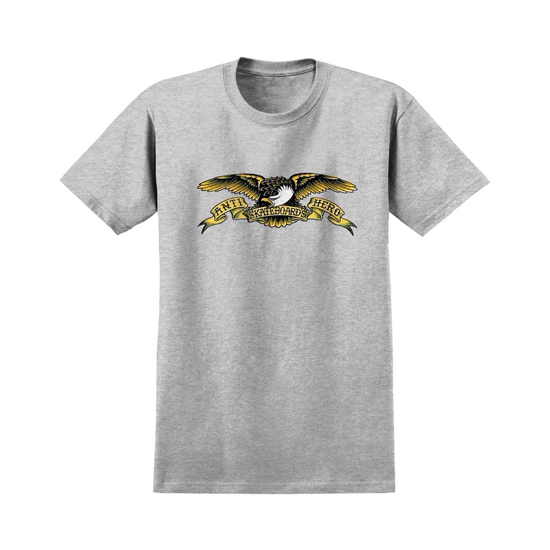 Antihero Misregister Eagle T-Shirt S Sport Grey/Black