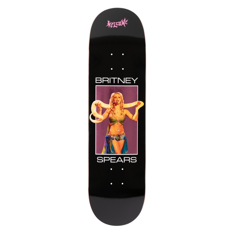 Britney Spears X Welcome – Snake on Popsicle – Black/Pink Foil – 8.5″ 8.5
