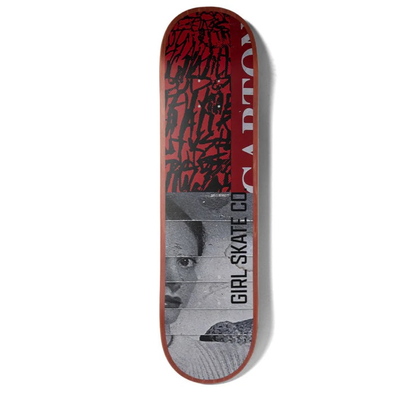 Girl Niels Bennett Splinter Skateboard Deck 8.12
