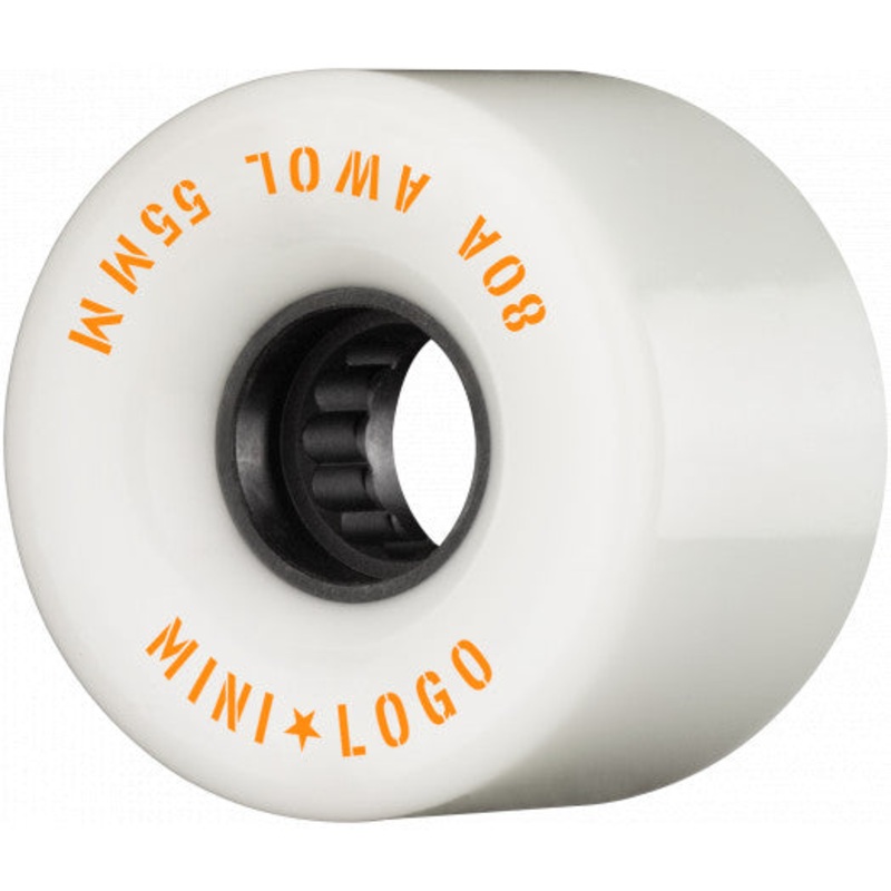 MINI LOGO ATF WHEEL – A.W.O.L CRUISER FORMULA WHITE 80A (55MM/59MM) 55MM
