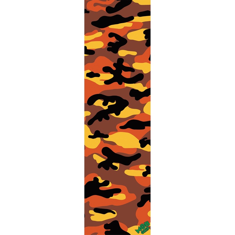 Mob Camo Single Sheet Griptape – Orange