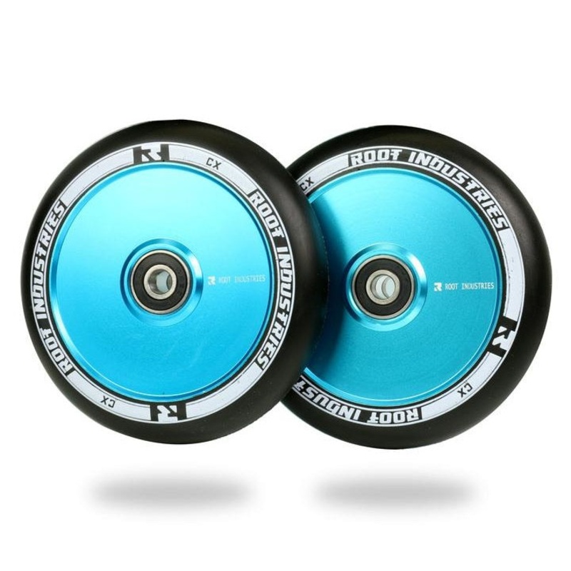 Root Industries Air Wheels 120mm – Black/Sky Blue (Pair)