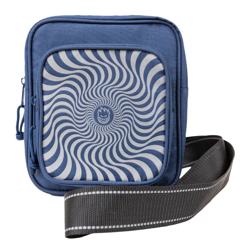 SPITFIRE BIGHEAD SWIRL CROSS BODY BAG NAVY/ORANGE