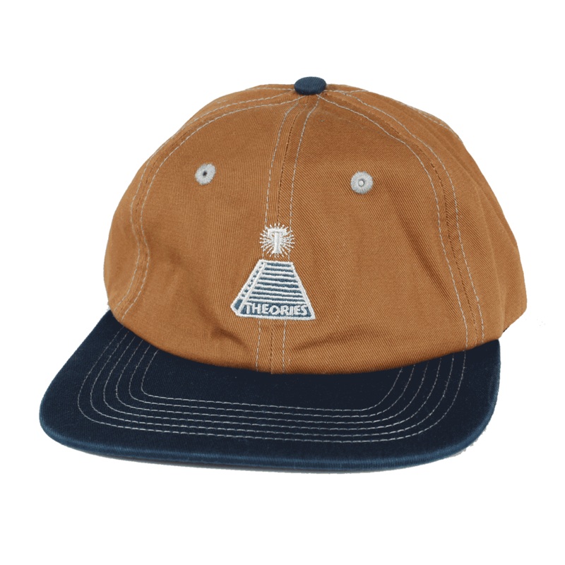 THEORIES SCRIBBLE EMBROIDERED STRAPBACK COPPER/NAVY
