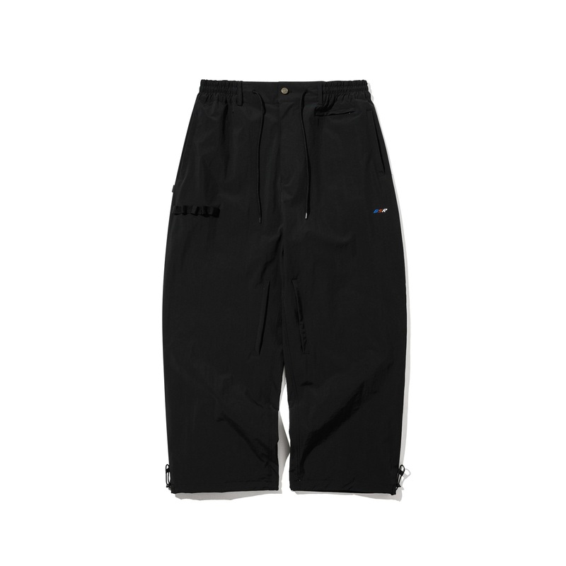 BSRABBIT REFINED SUPER WIDE VENTILATION PANTS BLACK Medium Black