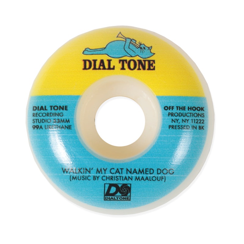 Dial Tone Wheel Co. Maalouf Blue Cat Standard 99A 53mm Wheels