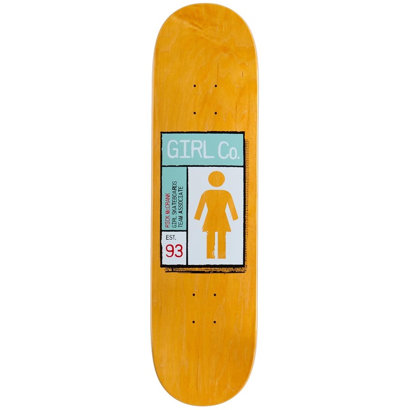 GIRL DECK RICK MCRANK GRIDBOX TWIN TIP (8.25″) 8.25″