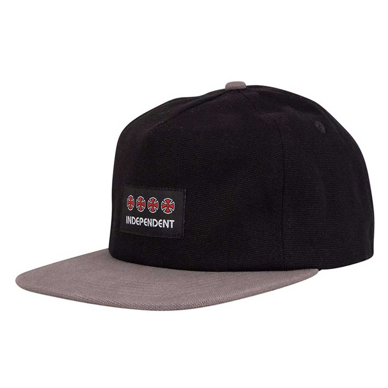 INDEPENDENT STRAPBACK MANNER BLACK/CHARCOAL
