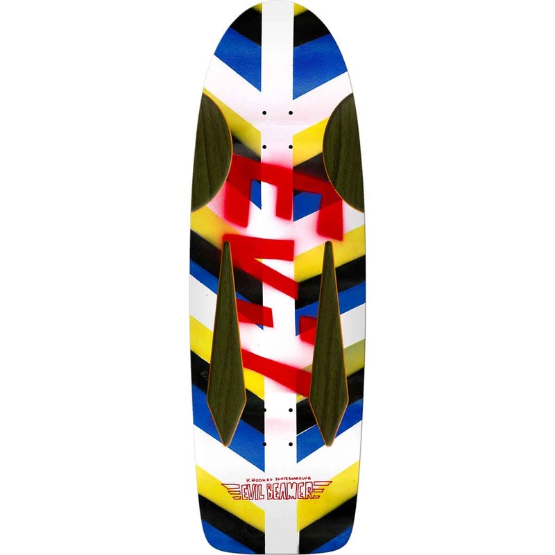 KROOKED DECK – EVIL BOLD BEAMER (10.75″) 10.75″