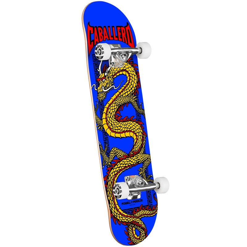 Powell Peralta Cab Chinese Dragon Birch Skateboard Complete – 7.75 Royal Blue