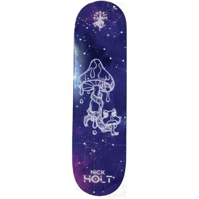 Snake Farm Co Nick Holt Darkside of the Shroom Skateboard Deck 8.5
